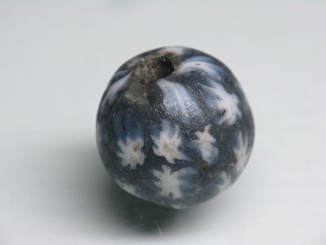 TOKO-BEADS T013-01 Lampwork glass bead 18mm T013-01 ジャワ玉（とんぼ玉） 18mmLoose Kazuri カズリビーズ Asian bead & African bead  Handmade,Lampeork,bead,asia,india,ethnic,parts,accessory,beads とんぼ玉,ビーズ,トンボ玉,アジア,インド,エスニック,手作り,パーツ,アクセサリー