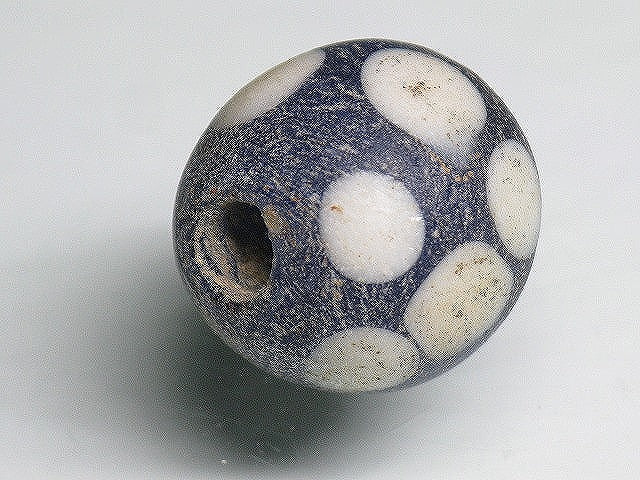 TOKO-BEADS T027 Lampwork glass bead 16mm T027 ジャワ玉（とんぼ玉） 16mm Asian bead & African bead  Handmade,Lampeork,bead,asia,india,ethnic,parts,accessory,beads とんぼ玉,ビーズ,トンボ玉,アジア,インド,エスニック,手作り,パーツ,アクセサリー