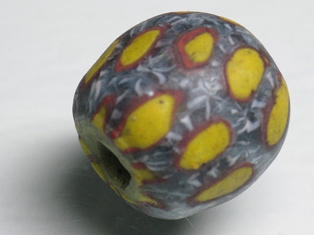 TOKO-BEADS T105 Lampwork glass bead 19mm T105 ジャワ玉（とんぼ玉） 19mm Asian bead & African bead  Handmade,Lampeork,bead,asia,india,ethnic,parts,accessory,beads とんぼ玉,ビーズ,トンボ玉,アジア,インド,エスニック,手作り,パーツ,アクセサリー