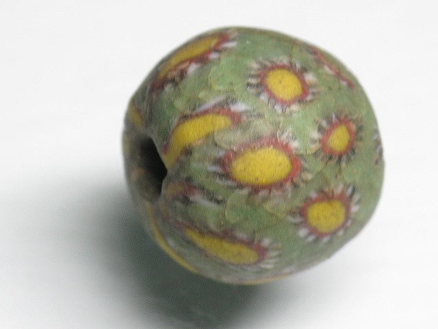 TOKO-BEADS T107 Lampwork glass bead 17mm T107 ジャワ玉（とんぼ玉） 17mm Asian bead & African bead  Handmade,Lampeork,bead,asia,india,ethnic,parts,accessory,beads とんぼ玉,ビーズ,トンボ玉,アジア,インド,エスニック,手作り,パーツ,アクセサリー