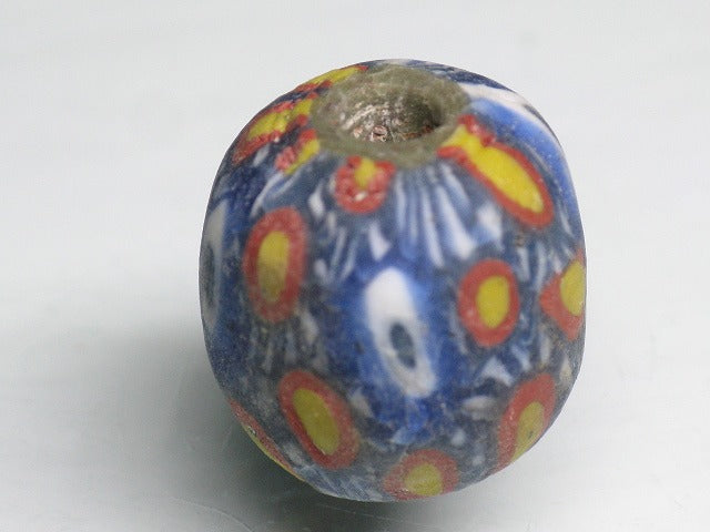 TOKO-BEADS T116-02 Lampwork glass bead 16mm T116-02 ジャワ玉（とんぼ玉） 16mmLoose Kazuri カズリビーズ Asian bead & African bead  Handmade,Lampeork,bead,asia,india,ethnic,parts,accessory,beads とんぼ玉,ビーズ,トンボ玉,アジア,インド,エスニック,手作り,パーツ,アクセサリー