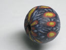 TOKO-BEADS T116-04 Lampwork glass bead 18mm T116-04 ジャワ玉（とんぼ玉） 18mm Asian bead & African bead  Handmade,Lampeork,bead,asia,india,ethnic,parts,accessory,beads とんぼ玉,ビーズ,トンボ玉,アジア,インド,エスニック,手作り,パーツ,アクセサリー