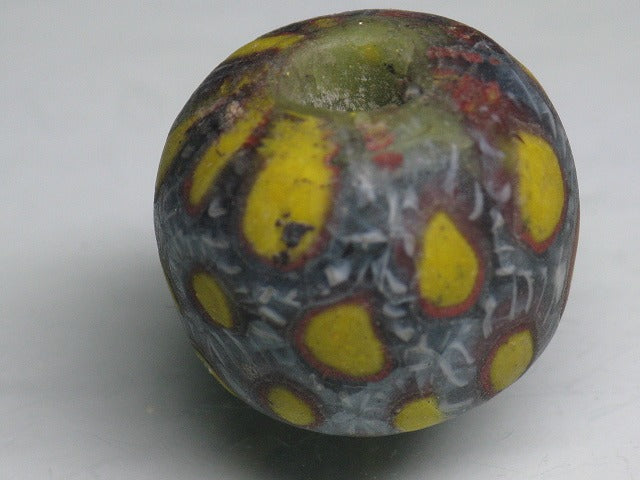 TOKO-BEADS T120 Lampwork glass bead 20mm T120 ジャワ玉（とんぼ玉） 20mmLoose Kazuri カズリビーズ Asian bead & African bead  Handmade,Lampeork,bead,asia,india,ethnic,parts,accessory,beads とんぼ玉,ビーズ,トンボ玉,アジア,インド,エスニック,手作り,パーツ,アクセサリー