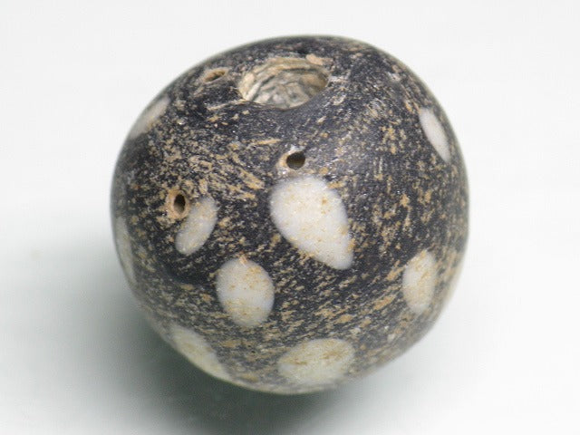 TOKO-BEADS T122 Lampwork glass bead 18mm T122 ジャワ玉（とんぼ玉） 18mmLoose Kazuri カズリビーズ Asian bead & African bead  Handmade,Lampeork,bead,asia,india,ethnic,parts,accessory,beads とんぼ玉,ビーズ,トンボ玉,アジア,インド,エスニック,手作り,パーツ,アクセサリー