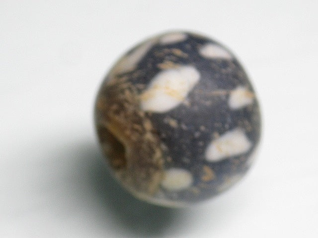 TOKO-BEADS T128 Lampwork glass bead 17mm T128 ジャワ玉（とんぼ玉） 17mm Asian bead & African bead  Handmade,Lampeork,bead,asia,india,ethnic,parts,accessory,beads とんぼ玉,ビーズ,トンボ玉,アジア,インド,エスニック,手作り,パーツ,アクセサリー