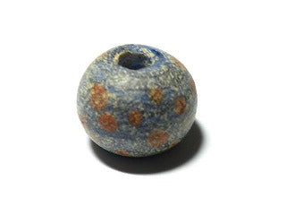 TOKO-BEADS T134 Lampwork glass bead 16mm T134 ジャワ玉（とんぼ玉） 16mmLoose Kazuri カズリビーズ Asian bead & African bead  Handmade,Lampeork,bead,asia,india,ethnic,parts,accessory,beads とんぼ玉,ビーズ,トンボ玉,アジア,インド,エスニック,手作り,パーツ,アクセサリー