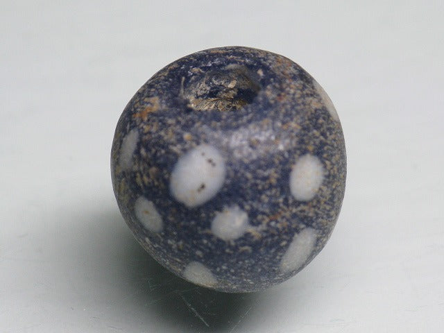 TOKO-BEADS T135 Lampwork glass bead 15mm T135 ジャワ玉（とんぼ玉） 15mmLoose Kazuri カズリビーズ Asian bead & African bead  Handmade,Lampeork,bead,asia,india,ethnic,parts,accessory,beads とんぼ玉,ビーズ,トンボ玉,アジア,インド,エスニック,手作り,パーツ,アクセサリー