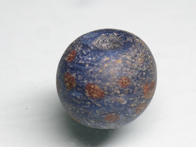 TOKO-BEADS T137 Lampwork glass bead 17mm T137 ジャワ玉（とんぼ玉） 17mmLoose Kazuri カズリビーズ Asian bead & African bead  Handmade,Lampeork,bead,asia,india,ethnic,parts,accessory,beads とんぼ玉,ビーズ,トンボ玉,アジア,インド,エスニック,手作り,パーツ,アクセサリー