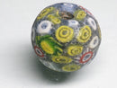 TOKO-BEADS T143 Lampwork glass bead 18mm T143 ジャワ玉（とんぼ玉） 18mmLoose Kazuri カズリビーズ Asian bead & African bead  Handmade,Lampeork,bead,asia,india,ethnic,parts,accessory,beads とんぼ玉,ビーズ,トンボ玉,アジア,インド,エスニック,手作り,パーツ,アクセサリー