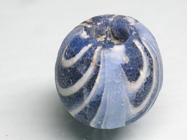 TOKO-BEADS T147 Lampwork glass bead 17mm T147 ジャワ玉（とんぼ玉） 17mmLoose Kazuri カズリビーズ Asian bead & African bead  Handmade,Lampeork,bead,asia,india,ethnic,parts,accessory,beads とんぼ玉,ビーズ,トンボ玉,アジア,インド,エスニック,手作り,パーツ,アクセサリー