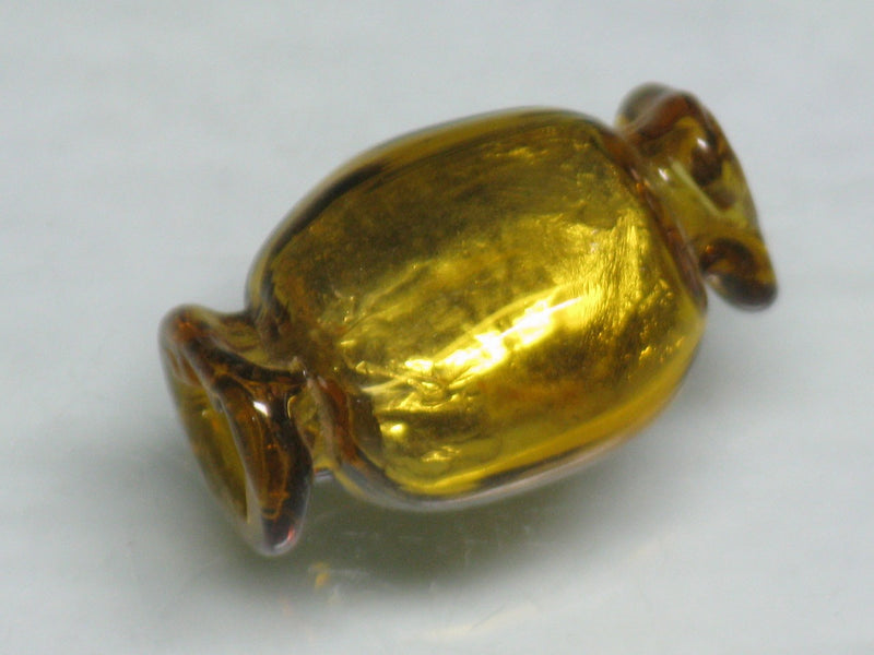 TOKO-BEADS T151S-09 Gold Sandwich bead 10~11mm T151S-09 ゴールドサンドイッチ玉 10~11mmLoose Kazuri カズリビーズ Asian bead & African bead  Handmade,Lampeork,bead,asia,india,ethnic,parts,accessory,beads とんぼ玉,ビーズ,トンボ玉,アジア,インド,エスニック,手作り,パーツ,アクセサリー