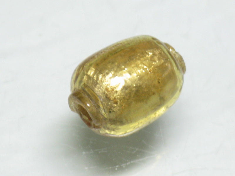TOKO-BEADS T151S-14 Gold Sandwich bead 9~9.5mm T151S-14 ゴールドサンドイッチ玉 9~9.5mmLoose Kazuri カズリビーズ Asian bead & African bead  Handmade,Lampeork,bead,asia,india,ethnic,parts,accessory,beads とんぼ玉,ビーズ,トンボ玉,アジア,インド,エスニック,手作り,パーツ,アクセサリー