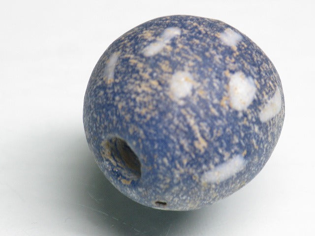TOKO-BEADS T177 Lampwork glass bead 19.5mm T177 ジャワ玉（とんぼ玉） 19.5mm Asian bead & African bead  Handmade,Lampeork,bead,asia,india,ethnic,parts,accessory,beads とんぼ玉,ビーズ,トンボ玉,アジア,インド,エスニック,手作り,パーツ,アクセサリー