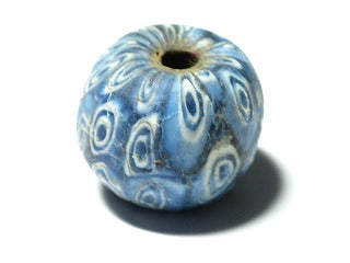 TOKO-BEADS T178 Lampwork glass bead 20mm T178 ジャワ玉（とんぼ玉） 20mmLoose Kazuri カズリビーズ Asian bead & African bead  Handmade,Lampeork,bead,asia,india,ethnic,parts,accessory,beads とんぼ玉,ビーズ,トンボ玉,アジア,インド,エスニック,手作り,パーツ,アクセサリー