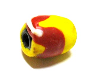 TOKO-BEADS T519 Lampwork glass bead 11mm T519 ジャワ希少とんぼ玉 11mmLoose Kazuri カズリビーズ Asian bead & African bead  Handmade,Lampeork,bead,asia,india,ethnic,parts,accessory,beads とんぼ玉,ビーズ,トンボ玉,アジア,インド,エスニック,手作り,パーツ,アクセサリー
