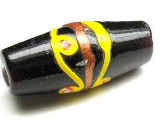 TOKO-BEADS T575-32 Lampwork glass bead 17.5mm T575-32 ジャワ希少とんぼ玉 17.5mmLoose Kazuri カズリビーズ Asian bead & African bead  Handmade,Lampeork,bead,asia,india,ethnic,parts,accessory,beads とんぼ玉,ビーズ,トンボ玉,アジア,インド,エスニック,手作り,パーツ,アクセサリー