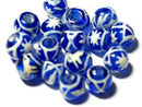 TOKO-BEADS T577-09 Lampwork glass bead 8.5mm T577-09 ジャワ希少とんぼ玉 8.5mmLoose Kazuri カズリビーズ Asian bead & African bead  Handmade,Lampeork,bead,asia,india,ethnic,parts,accessory,beads とんぼ玉,ビーズ,トンボ玉,アジア,インド,エスニック,手作り,パーツ,アクセサリー