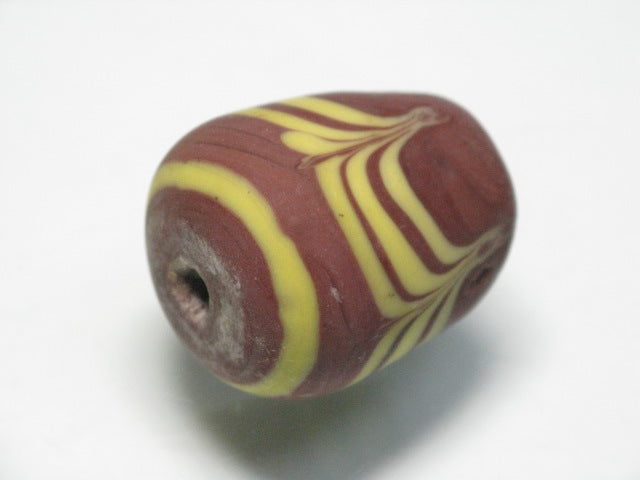 TOKO-BEADS T578-51 Lampwork glass bead 19mm T578-51 ジャワ希少とんぼ玉 19mmLoose Kazuri カズリビーズ Asian bead & African bead  Handmade,Lampeork,bead,asia,india,ethnic,parts,accessory,beads とんぼ玉,ビーズ,トンボ玉,アジア,インド,エスニック,手作り,パーツ,アクセサリー