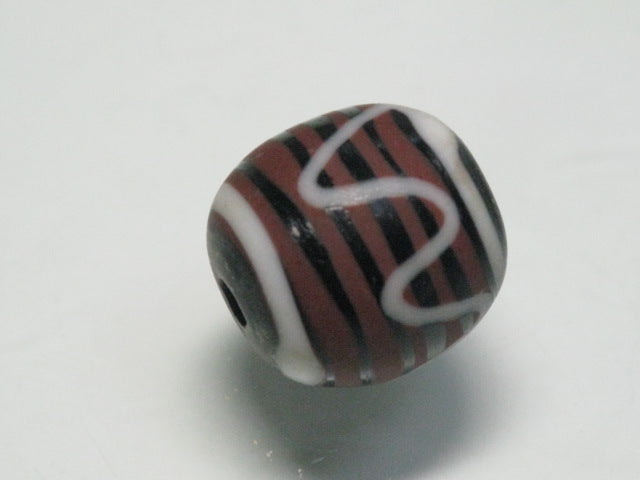 TOKO-BEADS T578-70 Lampwork glass bead 13.5mm T578-70 ジャワ希少とんぼ玉 13.5mmLoose Kazuri カズリビーズ Asian bead & African bead  Handmade,Lampeork,bead,asia,india,ethnic,parts,accessory,beads とんぼ玉,ビーズ,トンボ玉,アジア,インド,エスニック,手作り,パーツ,アクセサリー