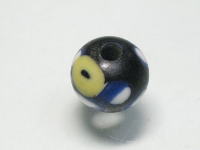 | TOKO-BEADS |T578-86 ジャワ希少とんぼ玉 11mmとんぼ玉,ビーズ,トンボ玉,アジア,インド,エスニック,手作り,パーツ,アクセサリー