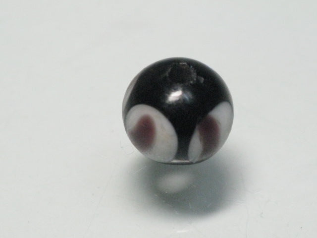 TOKO-BEADS T578-90 Lampwork glass bead 9.5mm T578-90 ジャワ希少とんぼ玉 9.5mmLoose Kazuri カズリビーズ Asian bead & African bead  Handmade,Lampeork,bead,asia,india,ethnic,parts,accessory,beads とんぼ玉,ビーズ,トンボ玉,アジア,インド,エスニック,手作り,パーツ,アクセサリー