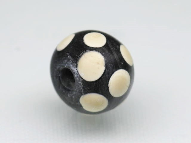 TOKO-BEADS T578S-19 Lampwork glass bead 16mm T578S-19 ジャワ希少とんぼ玉 16mmLoose Kazuri カズリビーズ Asian bead & African bead  Handmade,Lampeork,bead,asia,india,ethnic,parts,accessory,beads とんぼ玉,ビーズ,トンボ玉,アジア,インド,エスニック,手作り,パーツ,アクセサリー