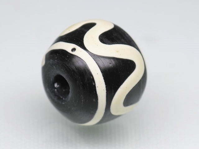 TOKO-BEADS T578S-22 Lampwork glass bead 14~15mm T578S-22 ジャワ希少とんぼ玉 14~15mmLoose Kazuri カズリビーズ Asian bead & African bead  Handmade,Lampeork,bead,asia,india,ethnic,parts,accessory,beads とんぼ玉,ビーズ,トンボ玉,アジア,インド,エスニック,手作り,パーツ,アクセサリー