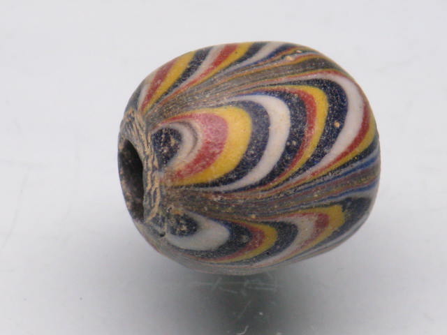 TOKO-BEADS T579-08 Lampwork glass bead 11.5~12.5mm T579-08 ジャワ希少とんぼ玉 11.5~12.5mmLoose Kazuri カズリビーズ Asian bead & African bead  Handmade,Lampeork,bead,asia,india,ethnic,parts,accessory,beads とんぼ玉,ビーズ,トンボ玉,アジア,インド,エスニック,手作り,パーツ,アクセサリー