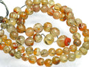 TOKO-BEADS T580-34 Afgan Antique Agate (strand) 5~9mm T580-34 アフガンアンティークエッチドアゲイト（連） 5~9mmLoose Kazuri カズリビーズ Asian bead & African bead  Handmade,Lampeork,bead,asia,india,ethnic,parts,accessory,beads とんぼ玉,ビーズ,トンボ玉,アジア,インド,エスニック,手作り,パーツ,アクセサリー