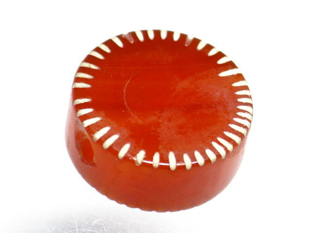 TOKO-BEADS T580-47 Afgan Antique Agate 17mm T580-47 アフガンエッチドアゲイト 17mm Asian bead & African bead  Handmade,Lampeork,bead,asia,india,ethnic,parts,accessory,beads とんぼ玉,ビーズ,トンボ玉,アジア,インド,エスニック,手作り,パーツ,アクセサリー