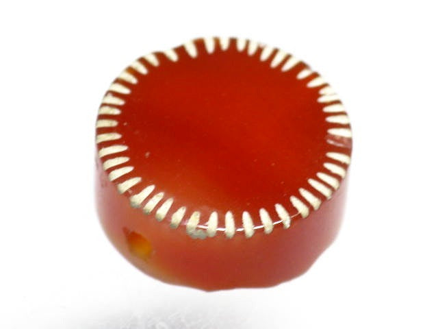 TOKO-BEADS T580-51 Afgan Antique Agate 17mm T580-51 アフガンエッチドアゲイト 17mm Asian bead & African bead  Handmade,Lampeork,bead,asia,india,ethnic,parts,accessory,beads とんぼ玉,ビーズ,トンボ玉,アジア,インド,エスニック,手作り,パーツ,アクセサリー