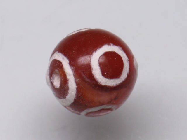 TOKO-BEADS T580S-77 Afgan Antique Agate 8mm T580S-77 アフガンエッチドアゲイト 8mmLoose Kazuri カズリビーズ Asian bead & African bead  Handmade,Lampeork,bead,asia,india,ethnic,parts,accessory,beads とんぼ玉,ビーズ,トンボ玉,アジア,インド,エスニック,手作り,パーツ,アクセサリー