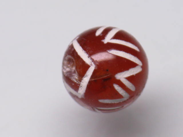 TOKO-BEADS T580S-78 Afgan Antique Agate 8mm T580S-78 アフガンエッチドアゲイト 8mmLoose Kazuri カズリビーズ Asian bead & African bead  Handmade,Lampeork,bead,asia,india,ethnic,parts,accessory,beads とんぼ玉,ビーズ,トンボ玉,アジア,インド,エスニック,手作り,パーツ,アクセサリー