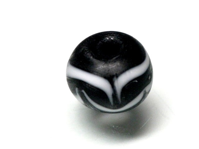 TOKO-BEADS T583-09 Lampwork glass bead 12.5mm T583-09 ジャワ希少とんぼ玉 12.5mmLoose Kazuri カズリビーズ Asian bead & African bead  Handmade,Lampeork,bead,asia,india,ethnic,parts,accessory,beads とんぼ玉,ビーズ,トンボ玉,アジア,インド,エスニック,手作り,パーツ,アクセサリー