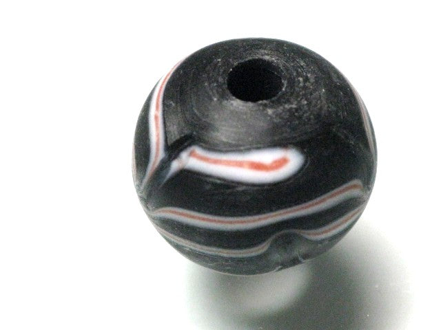 TOKO-BEADS T583-13 Lampwork glass bead 15mm T583-13 ジャワ希少とんぼ玉 15mmLoose Kazuri カズリビーズ Asian bead & African bead  Handmade,Lampeork,bead,asia,india,ethnic,parts,accessory,beads とんぼ玉,ビーズ,トンボ玉,アジア,インド,エスニック,手作り,パーツ,アクセサリー
