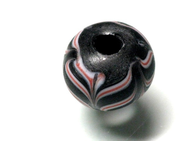 TOKO-BEADS T583-14 Lampwork glass bead 14~15mm T583-14 ジャワ希少とんぼ玉 14~15mmLoose Kazuri カズリビーズ Asian bead & African bead  Handmade,Lampeork,bead,asia,india,ethnic,parts,accessory,beads とんぼ玉,ビーズ,トンボ玉,アジア,インド,エスニック,手作り,パーツ,アクセサリー