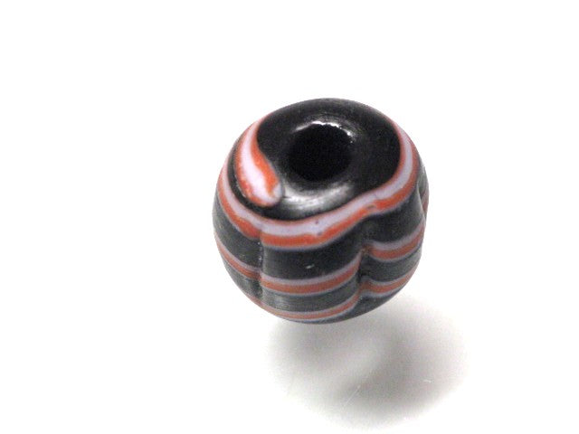 TOKO-BEADS T583-33 Lampwork glass bead 10~11mm T583-33 ジャワ希少とんぼ玉 10~11mmLoose Kazuri カズリビーズ Asian bead & African bead  Handmade,Lampeork,bead,asia,india,ethnic,parts,accessory,beads とんぼ玉,ビーズ,トンボ玉,アジア,インド,エスニック,手作り,パーツ,アクセサリー