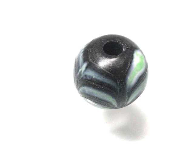 TOKO-BEADS T583-35 Lampwork glass bead 11mm T583-35 ジャワ希少とんぼ玉 11mmLoose Kazuri カズリビーズ Asian bead & African bead  Handmade,Lampeork,bead,asia,india,ethnic,parts,accessory,beads とんぼ玉,ビーズ,トンボ玉,アジア,インド,エスニック,手作り,パーツ,アクセサリー
