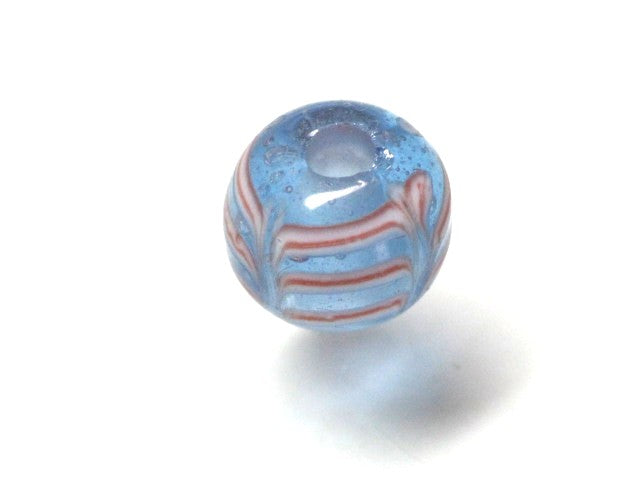TOKO-BEADS T583-38 Lampwork glass bead 10mm T583-38 ジャワ希少とんぼ玉 10mmLoose Kazuri カズリビーズ Asian bead & African bead  Handmade,Lampeork,bead,asia,india,ethnic,parts,accessory,beads とんぼ玉,ビーズ,トンボ玉,アジア,インド,エスニック,手作り,パーツ,アクセサリー