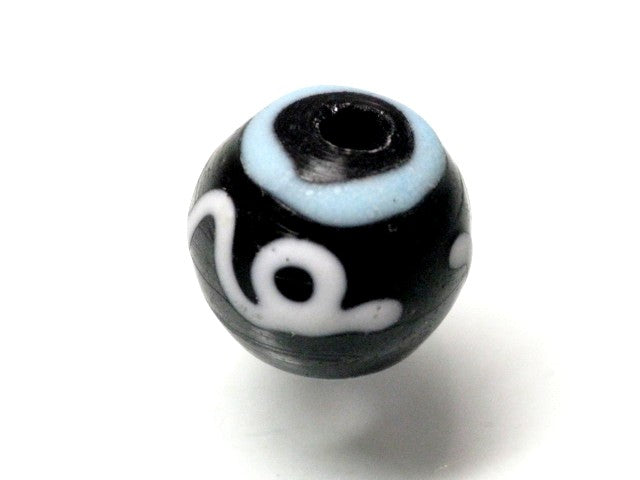 TOKO-BEADS T583-41 Lampwork glass bead 13.5mm T583-41 ジャワ希少とんぼ玉 13.5mmLoose Kazuri カズリビーズ Asian bead & African bead  Handmade,Lampeork,bead,asia,india,ethnic,parts,accessory,beads とんぼ玉,ビーズ,トンボ玉,アジア,インド,エスニック,手作り,パーツ,アクセサリー