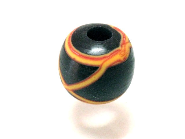 TOKO-BEADS T583-44 Lampwork glass bead 12mm T583-44 ジャワ希少とんぼ玉 12mmLoose Kazuri カズリビーズ Asian bead & African bead  Handmade,Lampeork,bead,asia,india,ethnic,parts,accessory,beads とんぼ玉,ビーズ,トンボ玉,アジア,インド,エスニック,手作り,パーツ,アクセサリー
