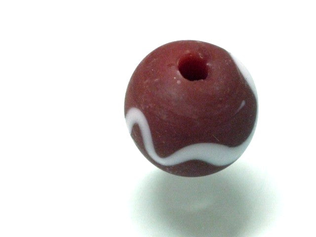 TOKO-BEADS T583-56 Lampwork glass bead 12mm T583-56 ジャワ希少とんぼ玉 12mmLoose Kazuri カズリビーズ Asian bead & African bead  Handmade,Lampeork,bead,asia,india,ethnic,parts,accessory,beads とんぼ玉,ビーズ,トンボ玉,アジア,インド,エスニック,手作り,パーツ,アクセサリー