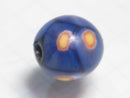 TOKO-BEADS T585-05 Lampwork glass bead 11mm T585-05 ジャワ希少ビーズ 11mmLoose Kazuri カズリビーズ Asian bead & African bead  Handmade,Lampeork,bead,asia,india,ethnic,parts,accessory,beads とんぼ玉,ビーズ,トンボ玉,アジア,インド,エスニック,手作り,パーツ,アクセサリー