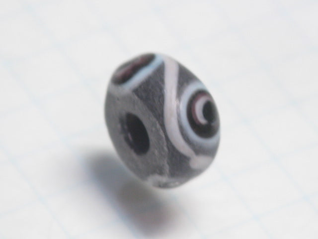 TOKO-BEADS T585-08 Lampwork glass bead 11mm T585-08 ジャワ希少ビーズ 11mmLoose Kazuri カズリビーズ Asian bead & African bead  Handmade,Lampeork,bead,asia,india,ethnic,parts,accessory,beads とんぼ玉,ビーズ,トンボ玉,アジア,インド,エスニック,手作り,パーツ,アクセサリー