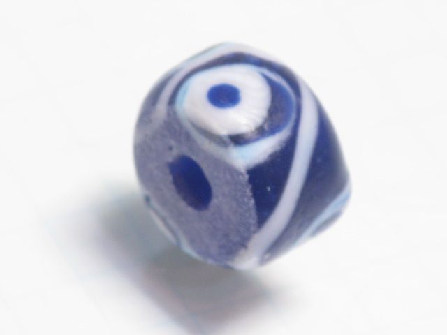 TOKO-BEADS T585-09 Lampwork glass bead 11~12mm T585-09 ジャワ希少ビーズ 11~12mmLoose Kazuri カズリビーズ Asian bead & African bead  Handmade,Lampeork,bead,asia,india,ethnic,parts,accessory,beads とんぼ玉,ビーズ,トンボ玉,アジア,インド,エスニック,手作り,パーツ,アクセサリー