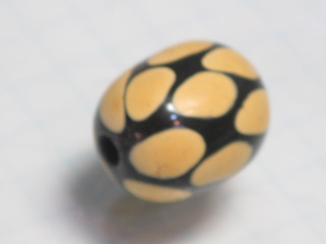 | TOKO-BEADS |T585-10 ジャワ希少ビーズ 12~13mmとんぼ玉,ビーズ,トンボ玉,アジア,インド,エスニック,手作り,パーツ,アクセサリー