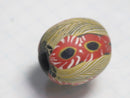 TOKO-BEADS T585-15 Lampwork glass bead 17mm T585-15 ジャワ希少ビーズ 17mmLoose Kazuri カズリビーズ Asian bead & African bead  Handmade,Lampeork,bead,asia,india,ethnic,parts,accessory,beads とんぼ玉,ビーズ,トンボ玉,アジア,インド,エスニック,手作り,パーツ,アクセサリー