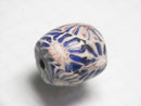 TOKO-BEADS T586-06 Lampwork glass bead 16mm T586-06 ジャワ希少ビーズ 16mmLoose Kazuri カズリビーズ Asian bead & African bead  Handmade,Lampeork,bead,asia,india,ethnic,parts,accessory,beads とんぼ玉,ビーズ,トンボ玉,アジア,インド,エスニック,手作り,パーツ,アクセサリー