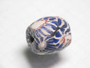 TOKO-BEADS T586-10 Lampwork glass bead 16mm T586-10 ジャワ希少ビーズ 16mmLoose Kazuri カズリビーズ Asian bead & African bead  Handmade,Lampeork,bead,asia,india,ethnic,parts,accessory,beads とんぼ玉,ビーズ,トンボ玉,アジア,インド,エスニック,手作り,パーツ,アクセサリー