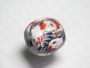 TOKO-BEADS T586-12 Lampwork glass bead 16mm T586-12 ジャワ希少ビーズ 16mmLoose Kazuri カズリビーズ Asian bead & African bead  Handmade,Lampeork,bead,asia,india,ethnic,parts,accessory,beads とんぼ玉,ビーズ,トンボ玉,アジア,インド,エスニック,手作り,パーツ,アクセサリー